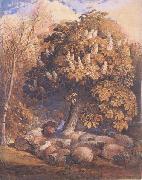 Samuel Palmer Pastoral with a Horse Chestnut Tree oil painting picture wholesale